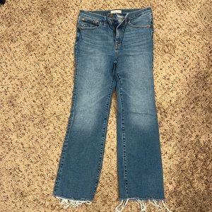 Madewell Cali Demi Boot Jean size 28